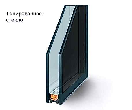 Тонированный стеклопакет