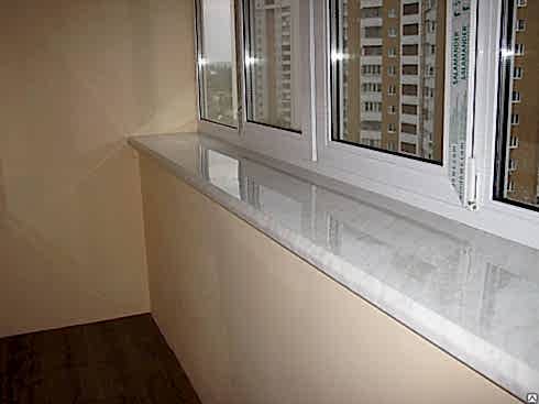 Подоконник ПВХ белый пластиковый 250*3000
