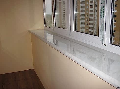 Подоконник ПВХ белый пластиковый 200*1500