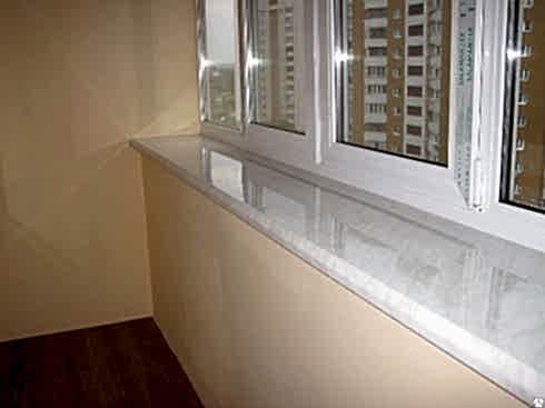 Подоконник из ПВХ белый 400*2000