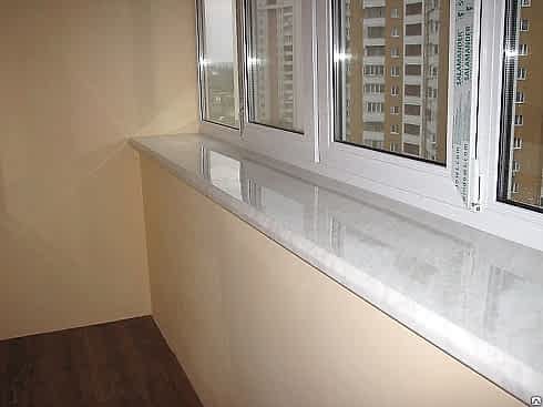 Подоконник из ПВХ белый 400*3000